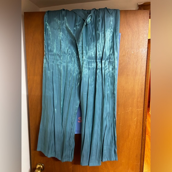 NASTY GAL blue wide leg suit - Picture 3 of 6